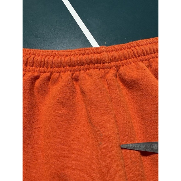 Hope College Champion Sweatpants Men's Small Orange Warm Up Fleece Lined - Picture 4 of 11